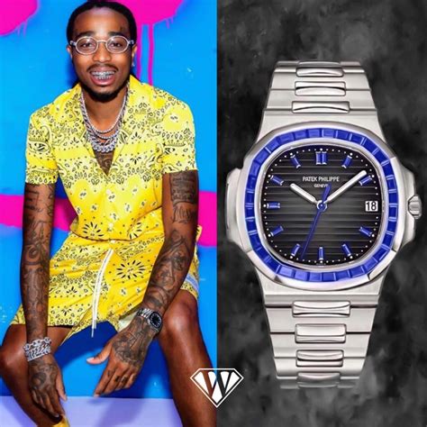 quavo fake patek philippe|Rapper Quavo spotted wearing Patek Philippe.